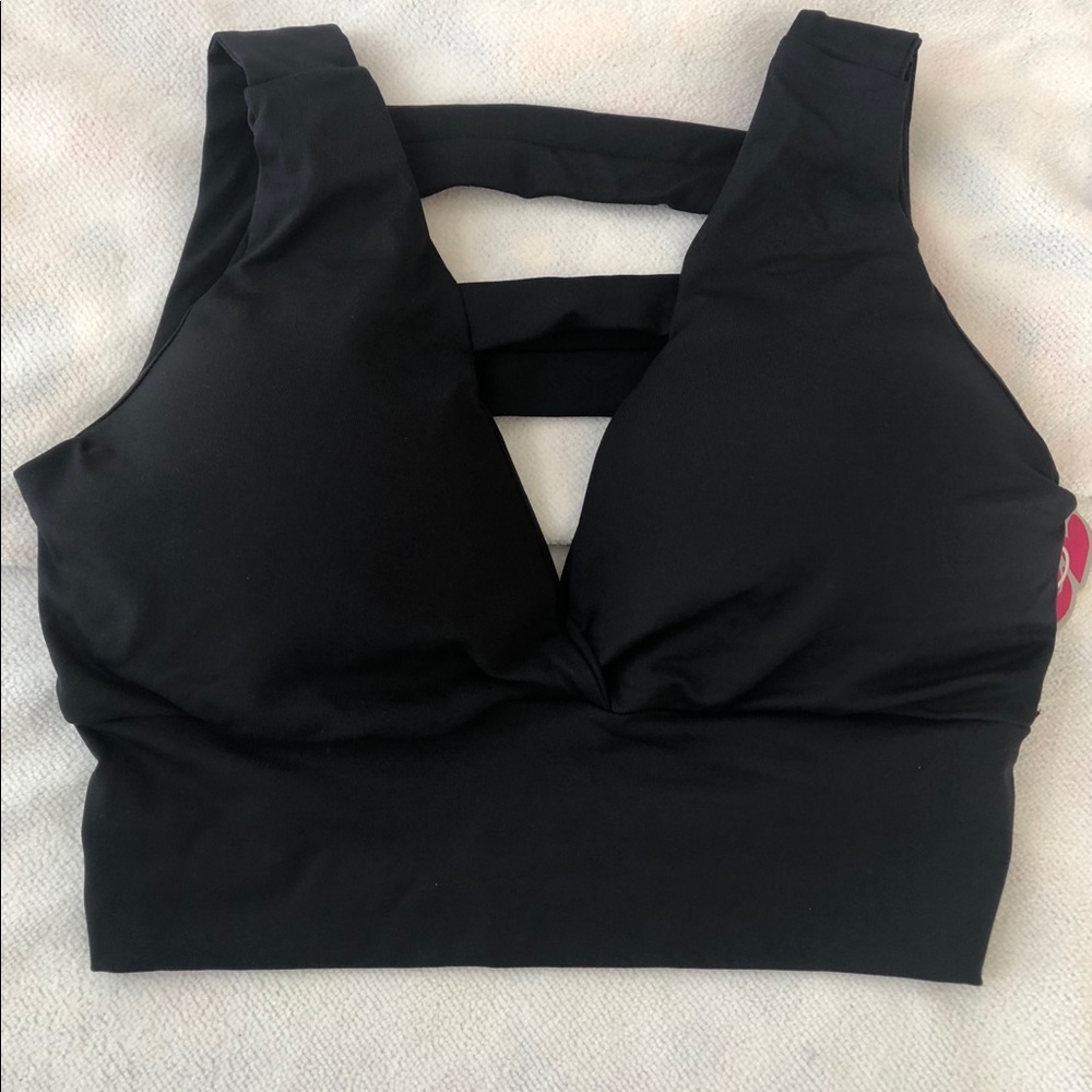Black crop top
